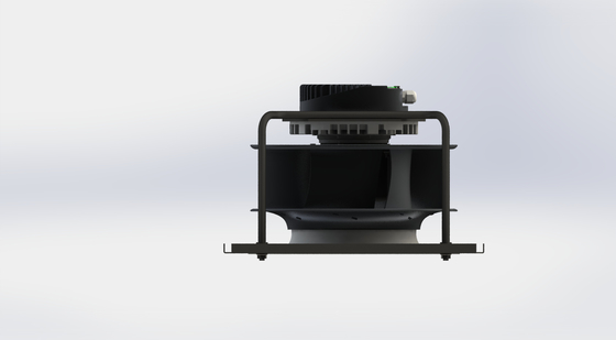उच्च तापमान प्रतिरोध 60°C IP54 250 मिमी ब्लेड के साथ ईसी प्रशंसक