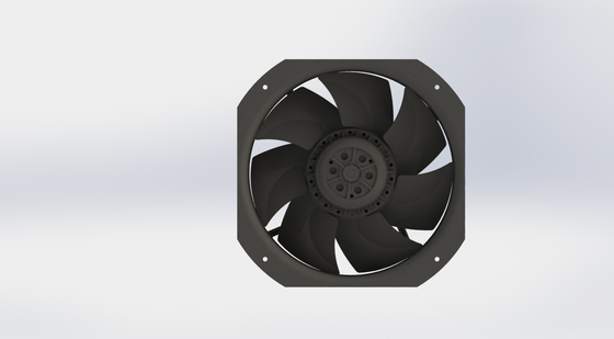 ब्लेड 250mm IP54 उच्च तापमान प्रतिरोध के साथ 60°C ईसी अक्षीय पंखे