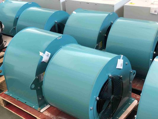 1220rpm डबल इनलेट डबल 9 इंच ब्लेड के साथ केन्द्रापसारक प्रशंसक के साथ