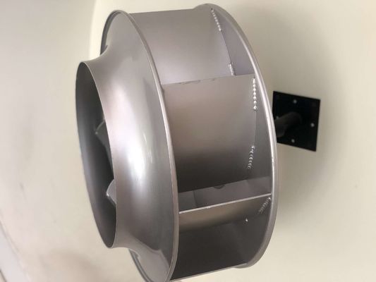 सिंगल फेज मोटर के साथ 355mm बैकवर्ड सेंट्रीफ्यूगल फैन 1371rpm 330 Pa