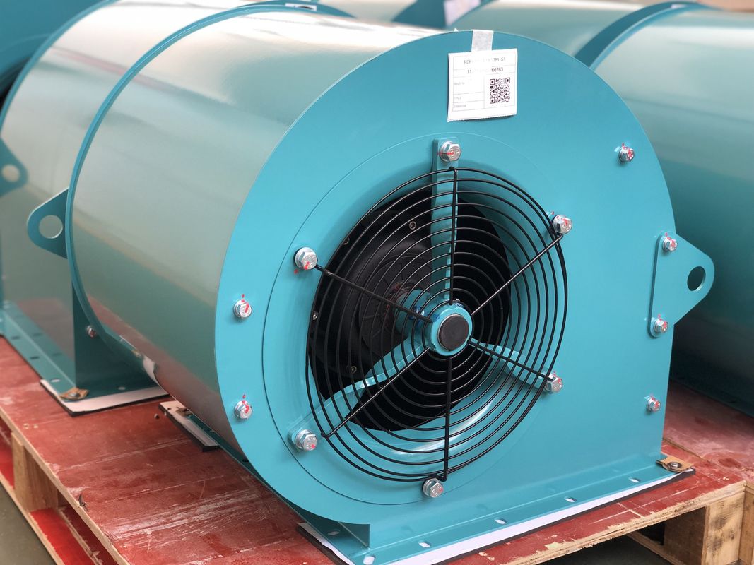 सिगल फेज 4 पोल डबल इनलेट 1160rpm फॉरवर्ड सेंट्रीफ्यूगल फैन 7 इंच ब्लेड के साथ